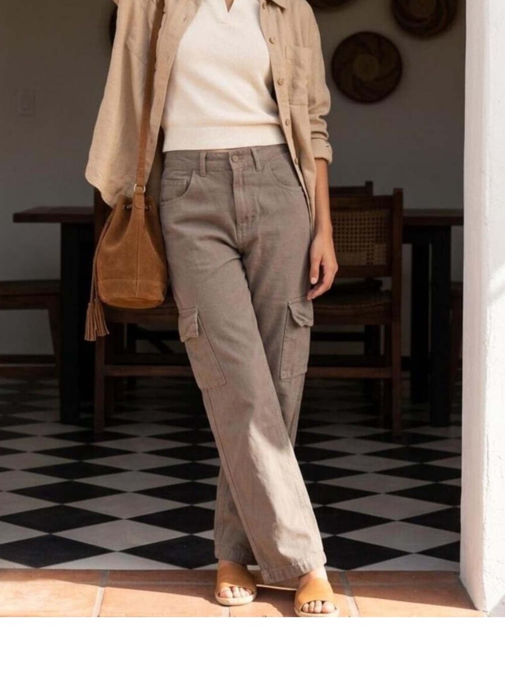 Mate the Label Organic Cotton Canvas Cargo Pant